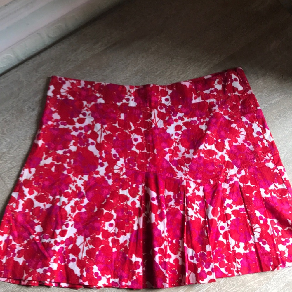 Diane Von Furstenberg Pleated Mini Skirt